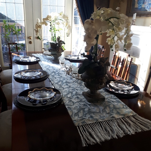 5 vintage gold beaded placemats - Picture 2 of 11